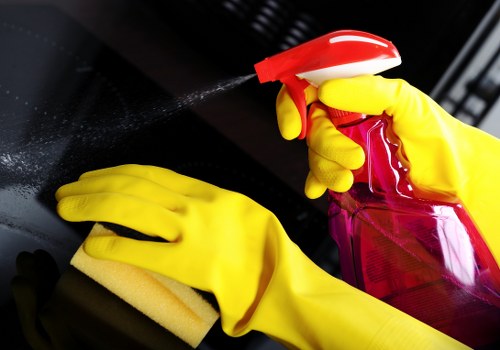 Local carpet cleaners restoring a busy area carpet